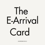 E-Arrival Card shortcut, what is it for Korea travel?