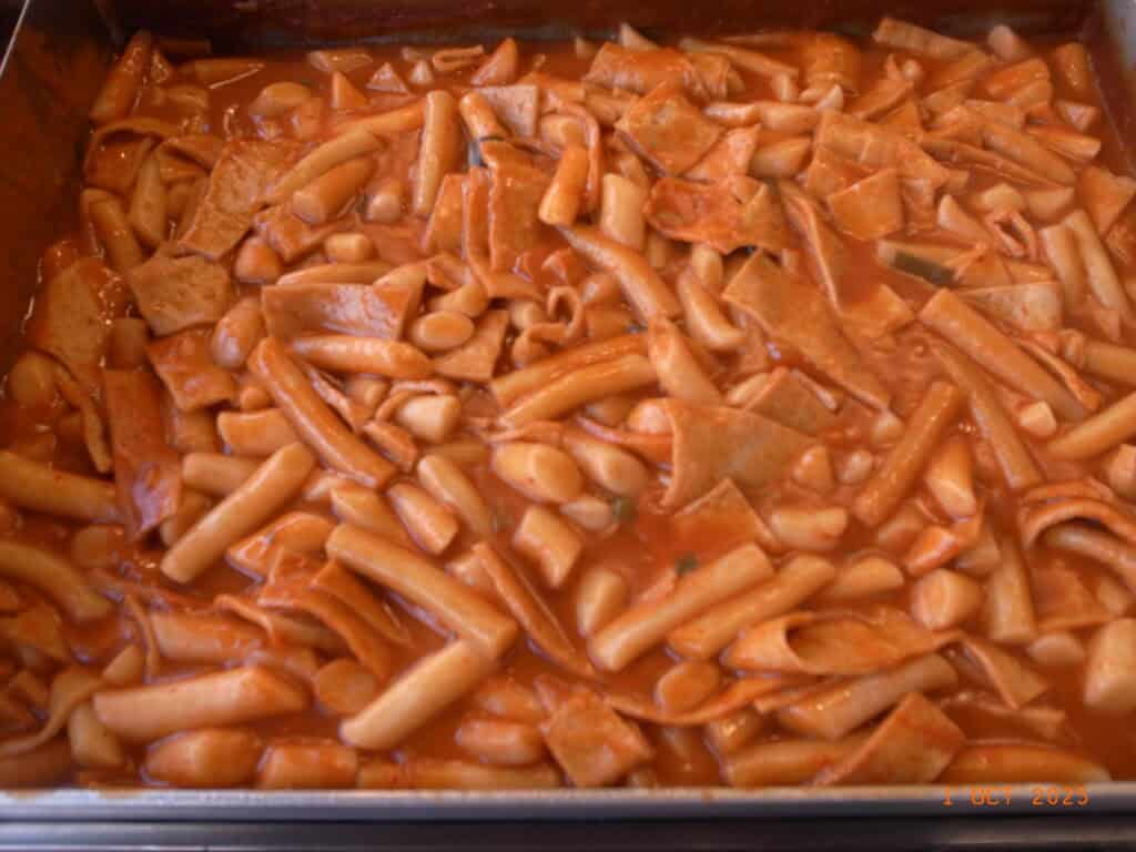 Mangwon Market tteokbokki