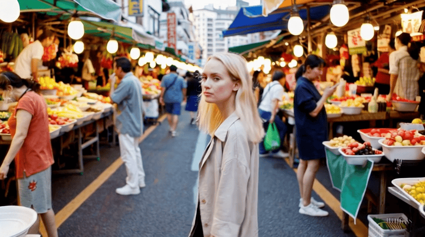 Roaming European Woman