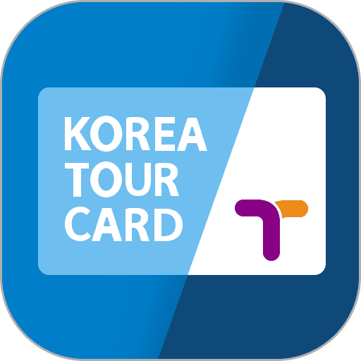 KOREA TOUR CARD Tmoney app icon Android Seoul subway Title: KOREA TOUR CARD Tmoney AppAndroid users can download the KOREA TOUR CARD Tmoney app before flying — top up with a foreign card, tap your phone on the reader, done.