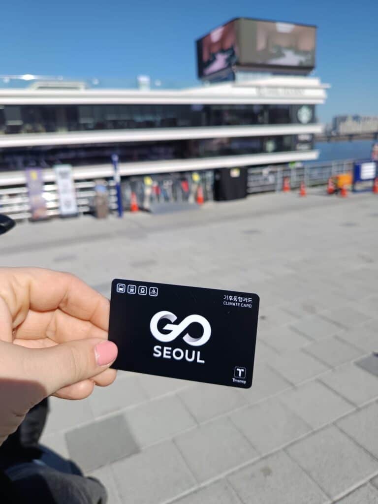 Seoul Climate Card 기후동행카드 Hangang River unlimited transit pass