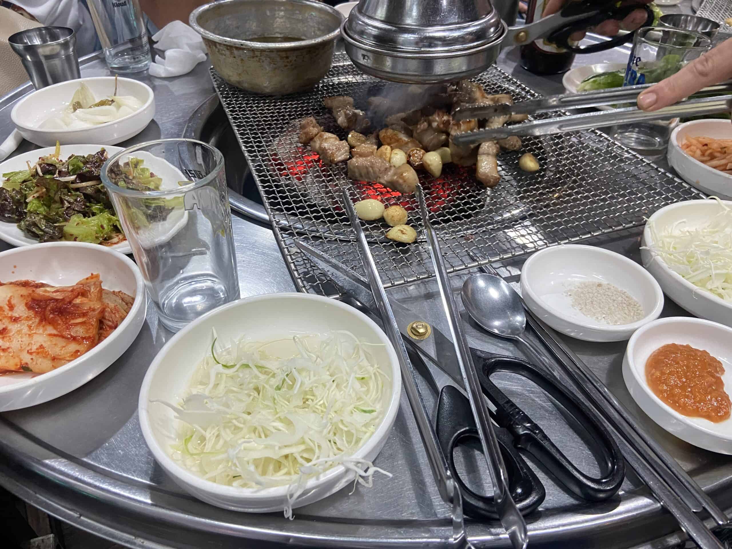 Korean BBQ with friends