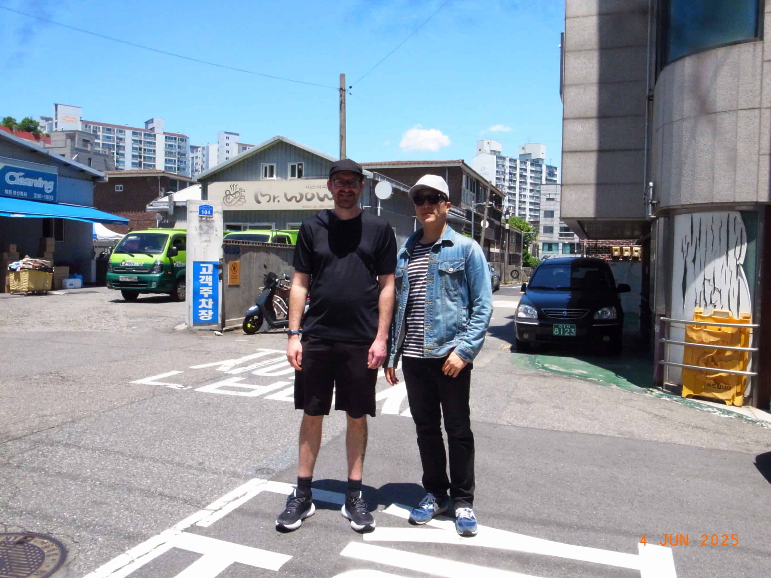 Mangwon Street with guest