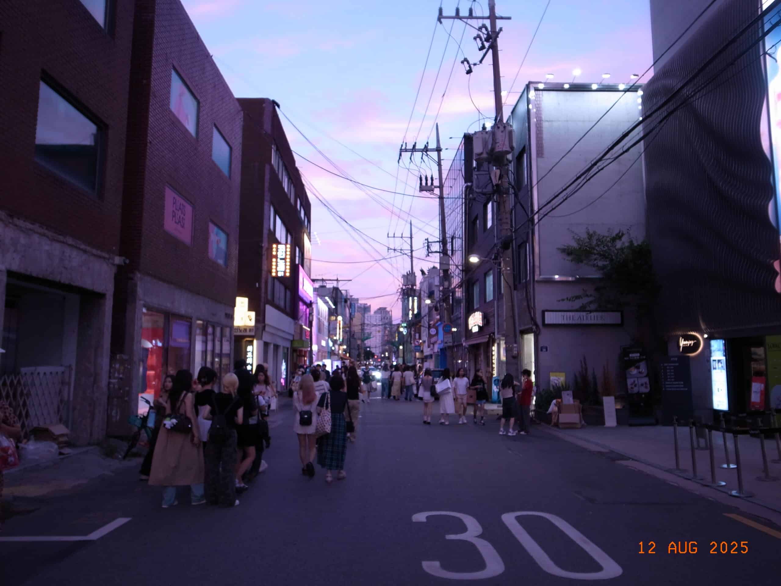 Seoul After Dark — nighttime street