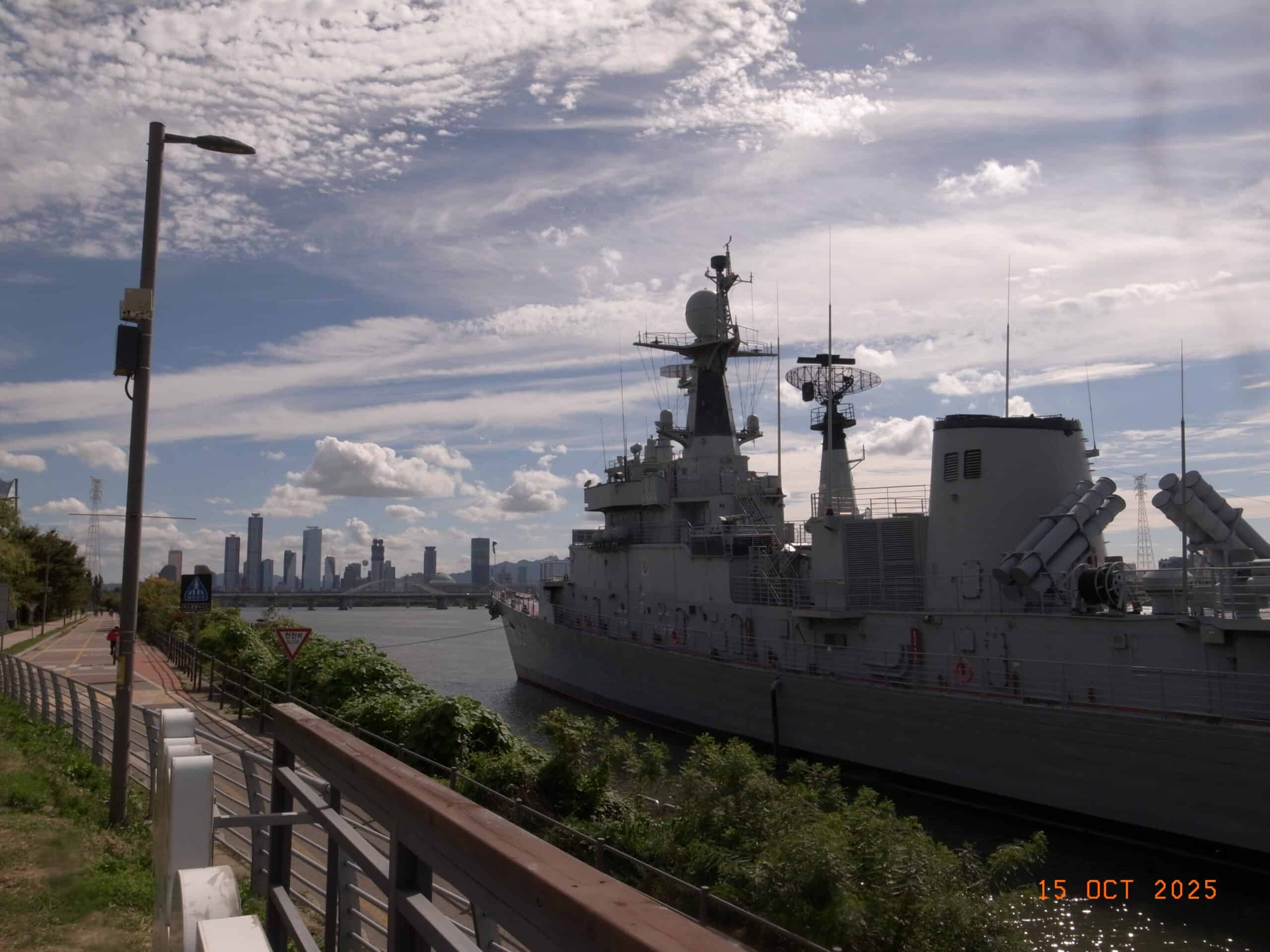 Battleship at Mangwon Hangang Park